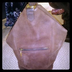 Vintage Coach Backpack Sling Purse Bag Nubuc